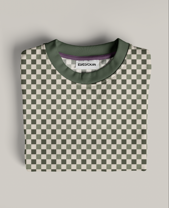 MINI CHECKERS  - GREEN - JERSEY