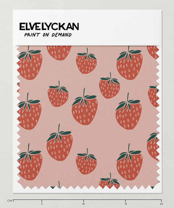 STRAWBERRIES - DUSTY PINK - PRINT ON DEMAND